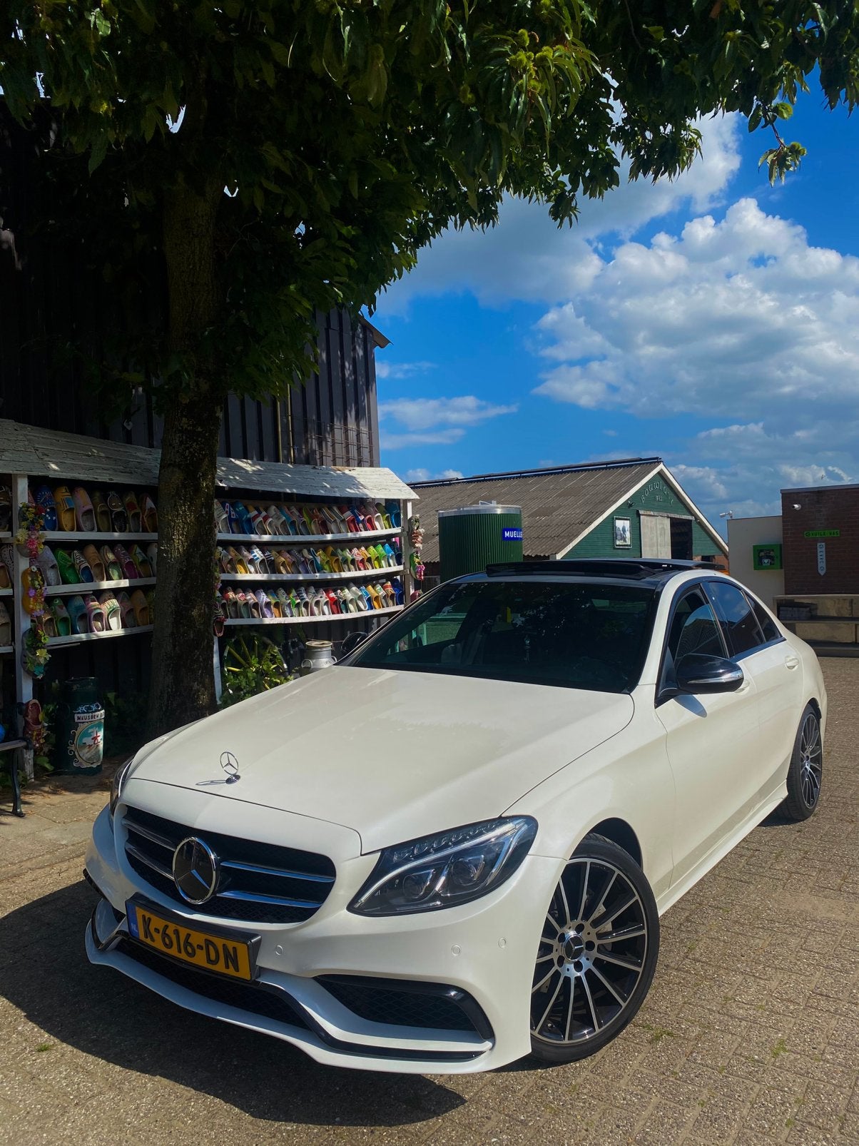 Mercedes-Benz C-Klasse C200 AMG 2.0 135KW Aut7 2014 Wit, 1800 kg, 4 cilinders, Wit, 1365 kg