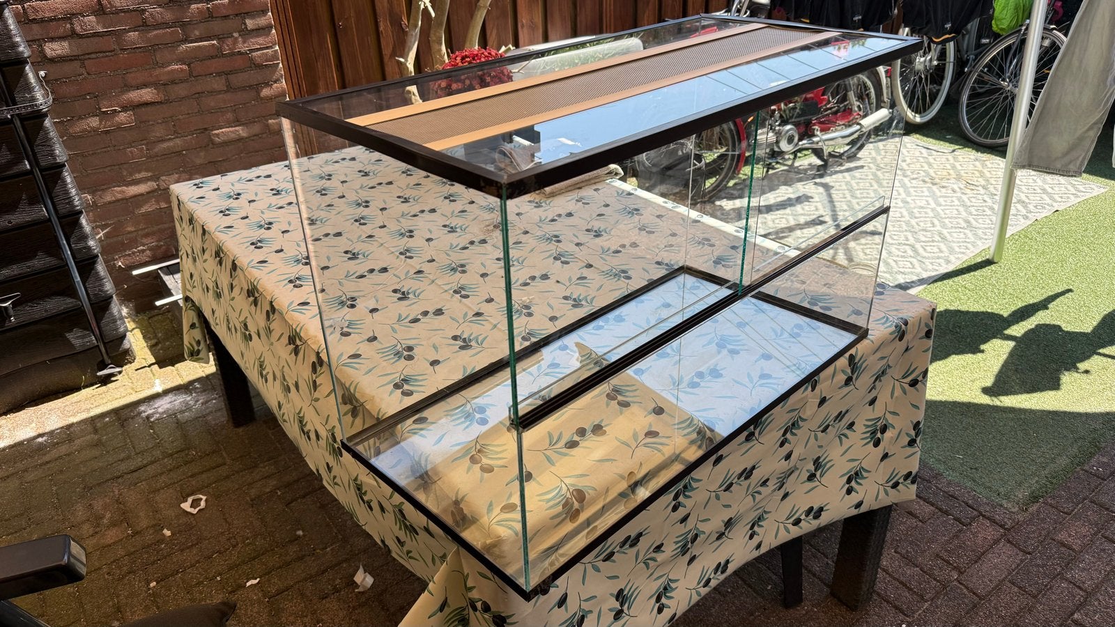 Terrarium 78x38x48cm hamsterkooi, Dieren en Toebehoren, Gebruikt, Overige typen, Muis, 75 tot 110 cm