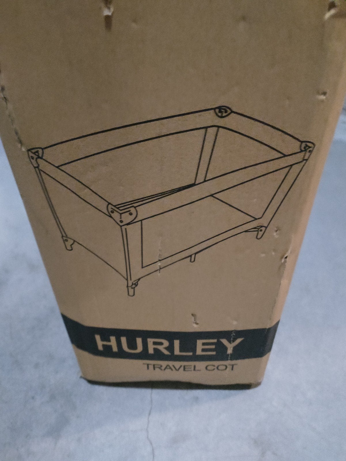 Hurley reisbedje van Kidsriver, ongebruikt, Ophalen, Nieuw, Minder dan 140 cm, Matras