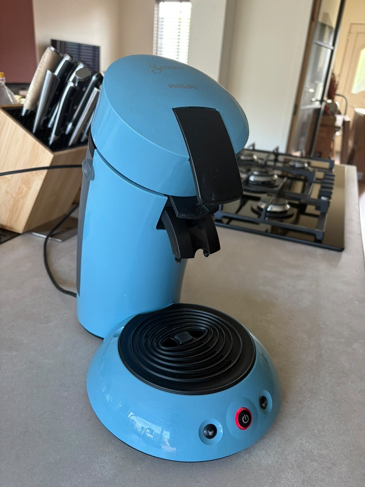 Philips Senseo Original Plus Koffiezetapparaat - Lichtblauw, Witgoed en Apparatuur, Ophalen, Koffiepads en cups, Koffiemachine