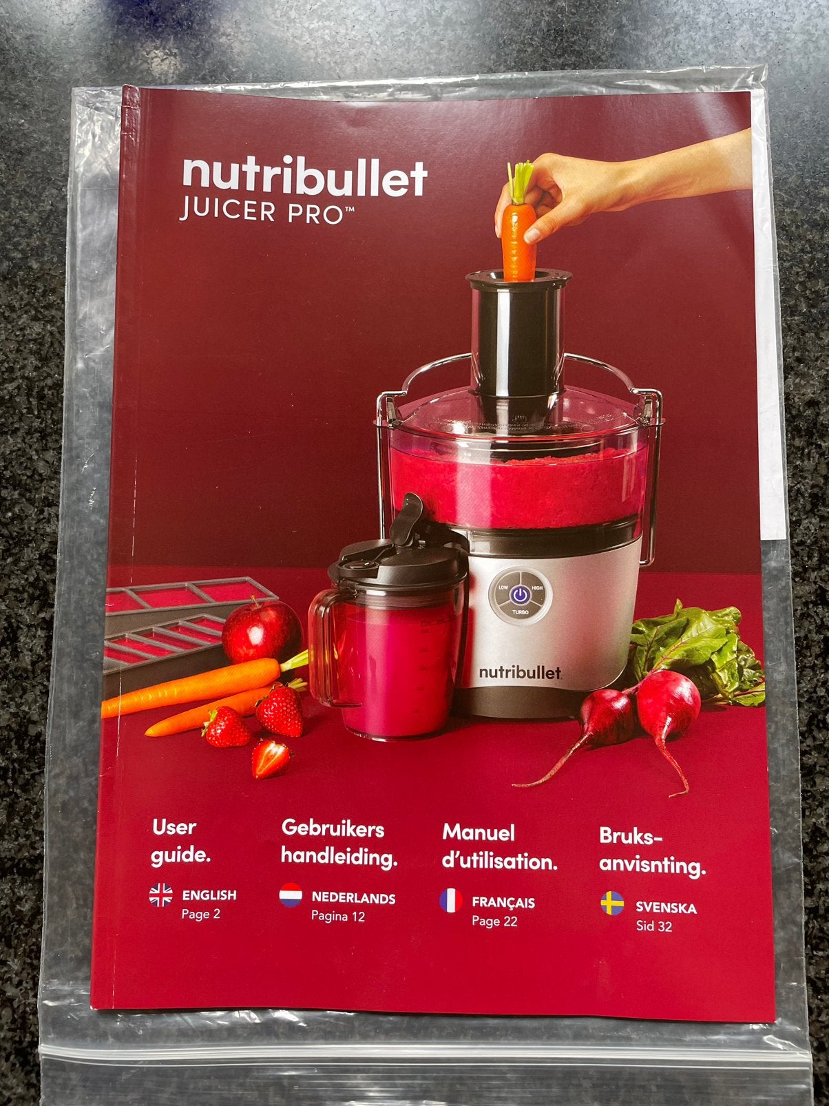 Nutribullet juicer pro 1000W sapcentrifuge, Ophalen of Verzenden, Nieuw, Sapcentrifuge
