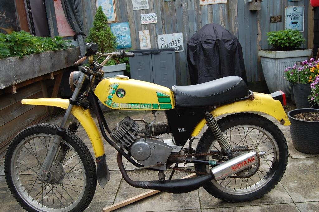 puch minicross, Fietsen en Brommers, Brommers | Oldtimers, Ophalen, 4 versnellingen, 49 cc, Overige merken