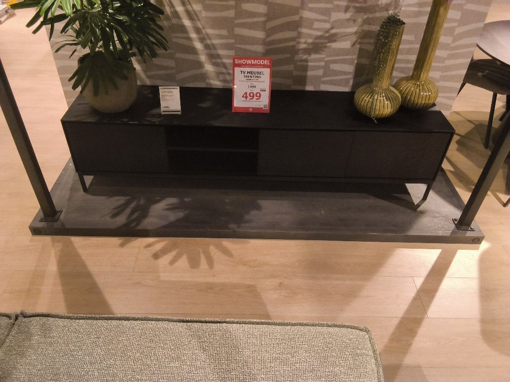 Tv Meubel Trentino, Ophalen, Eikenhout, Zo goed als nieuw, 200 cm of meer