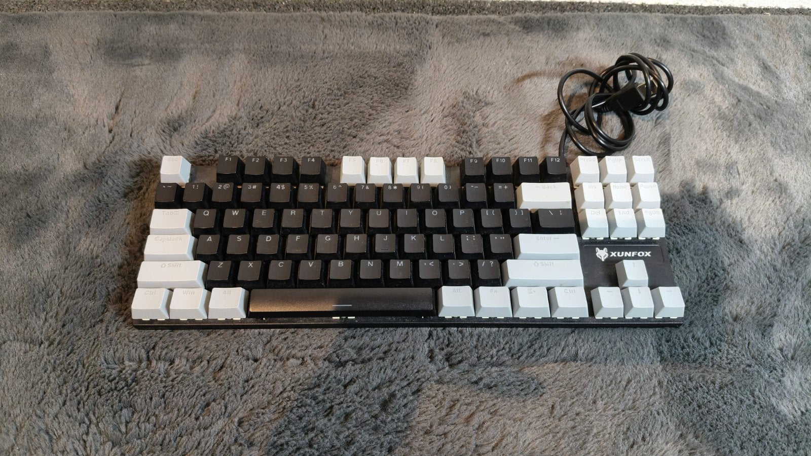 XUNFOX Mechanisch Toetsenbord - QWERTY, Bedraad, Gaming, Computers en Software, Ophalen, Gaming toetsenbord, XUNFOX, Zo goed als nieuw