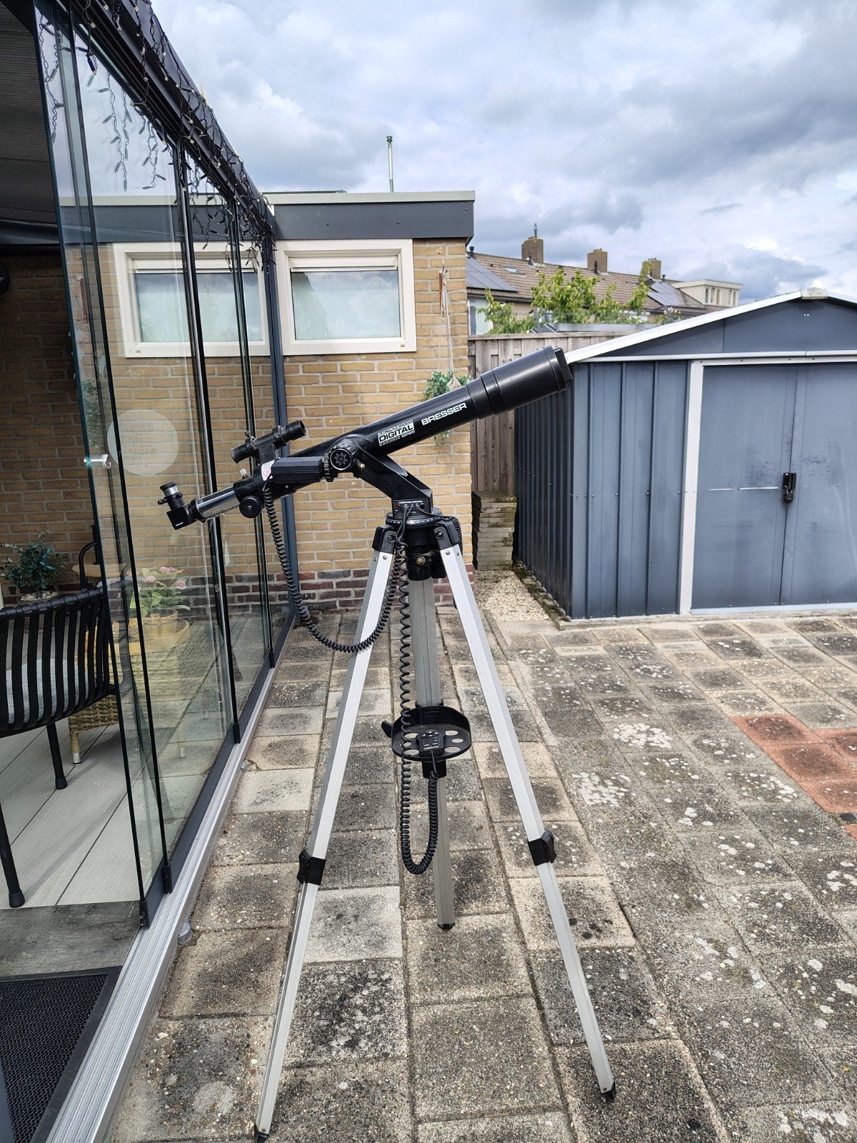 Bresser Refractor Telescoop DS/B-60 EC met statief, Lenzentelescoop (refractor), Met statief, Ophalen of Verzenden, Zo goed als nieuw