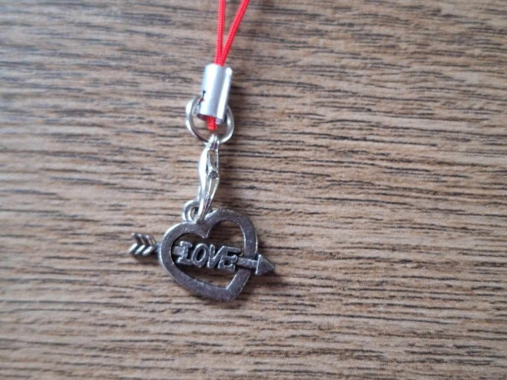 Telefoonhanger : Love Hart !!, Info@keycharms.nl, Nieuw, Medemblik, Telefoonhanger of Accessoire