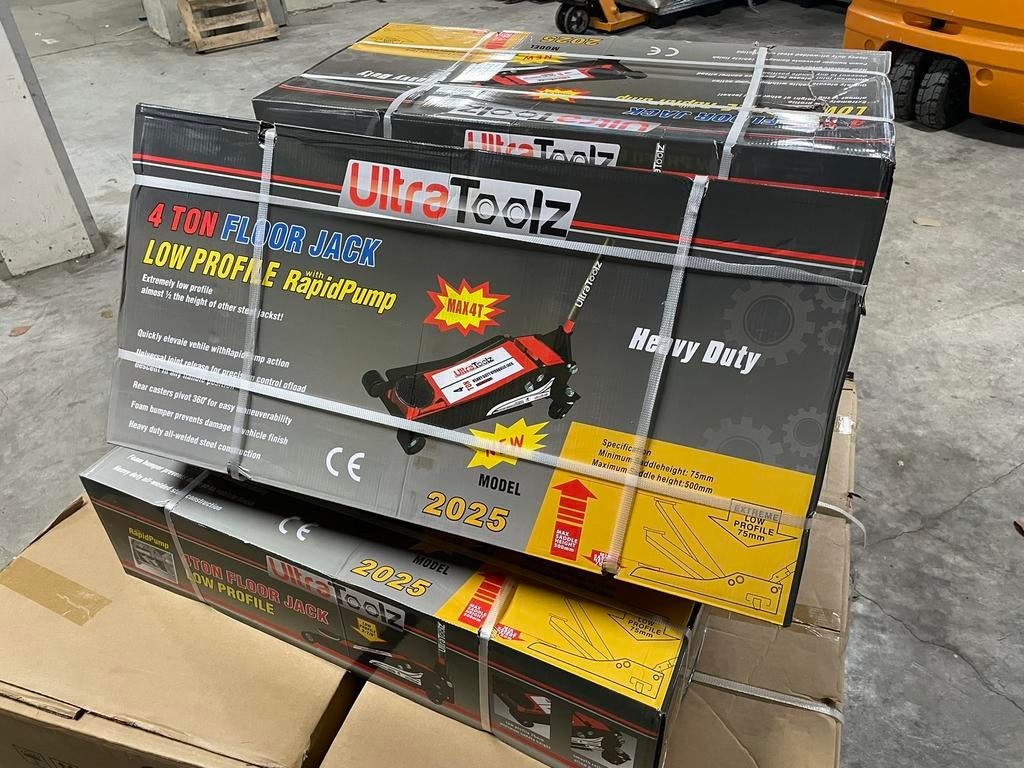 Nieuwe 4 ton garagekrik extra laag ! €124,99, Auto diversen, Autogereedschap, Ophalen, Nieuw