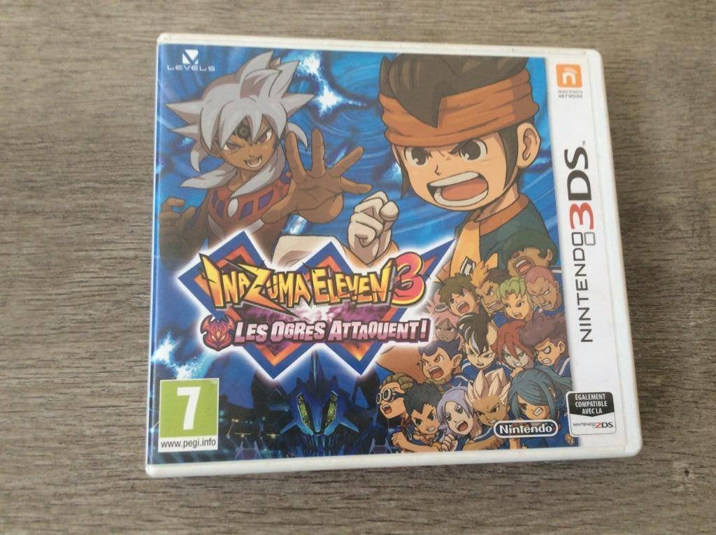 Inazuma Eleven 3 Team Ogre Attacks voor de Nintendo 3DS, Spelcomputers en Games, 1 speler, Ophalen of Verzenden, Zo goed als nieuw