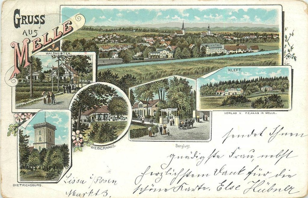 379-017-013 Melle Litho, Verzenden, Voor 1920, Duitsland