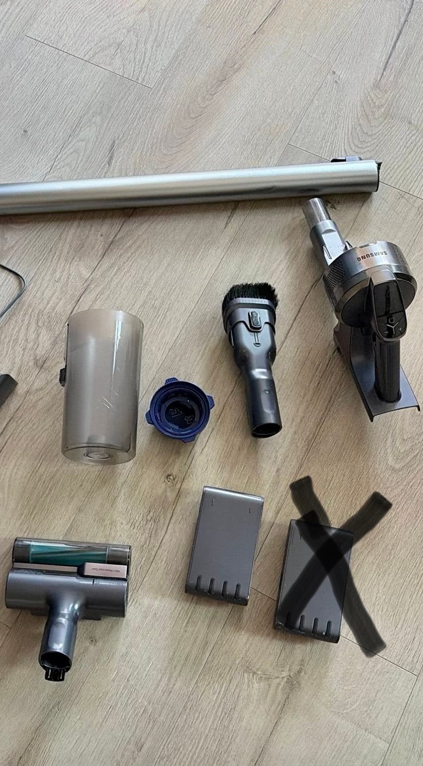Onderdelen Samsung Jet 75 steelstofzuiger, Gebruikt, Draadloos, Ophalen of Verzenden, Reservoir