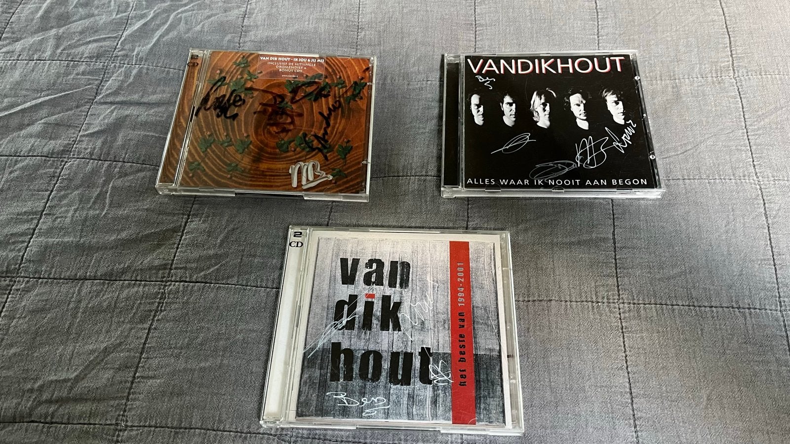 Van Dik Hout CD's - Gesigneerd! (3 stuks), Ophalen of Verzenden