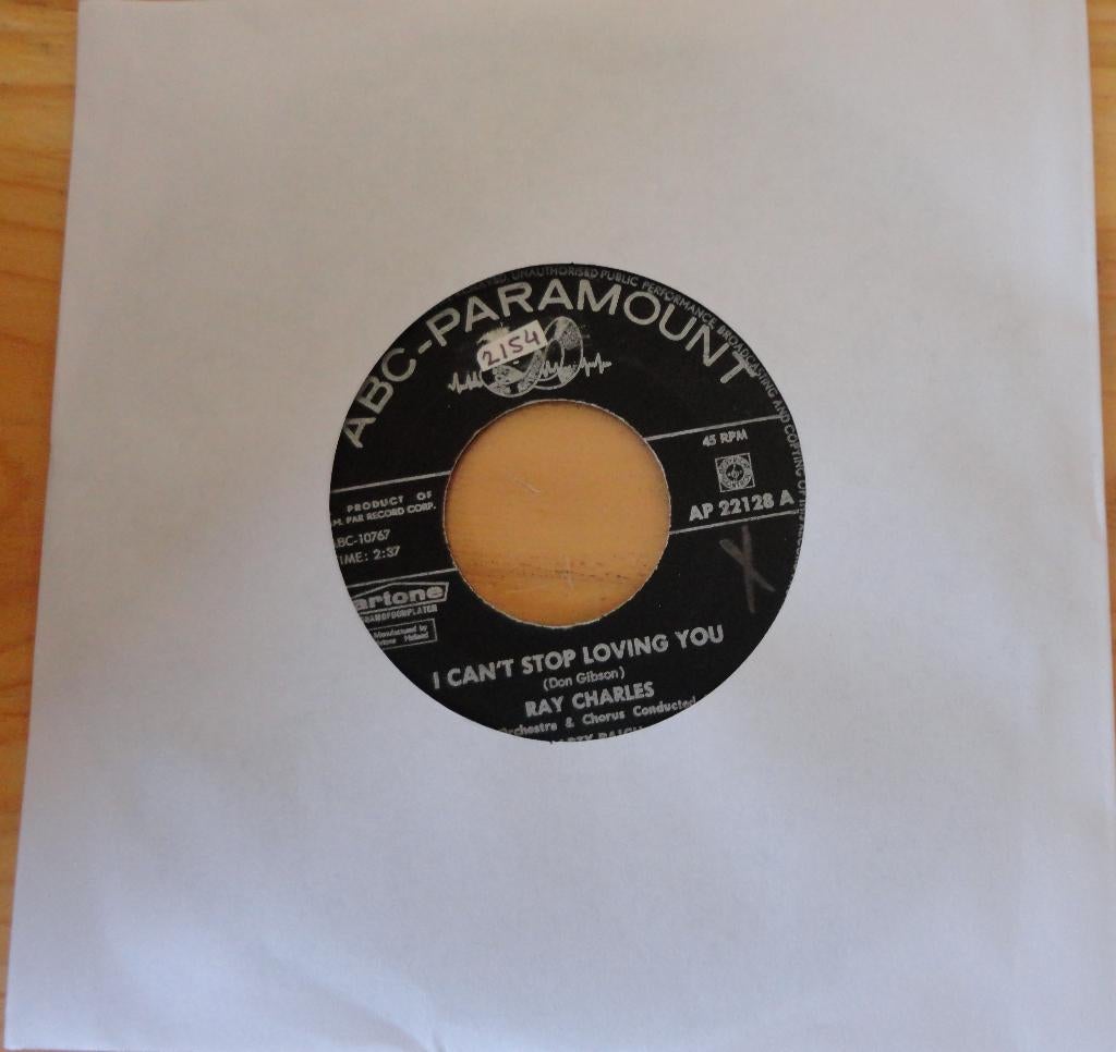 Ray Charles > I can't stop loving you, Ophalen of Verzenden, Gebruikt, Pop