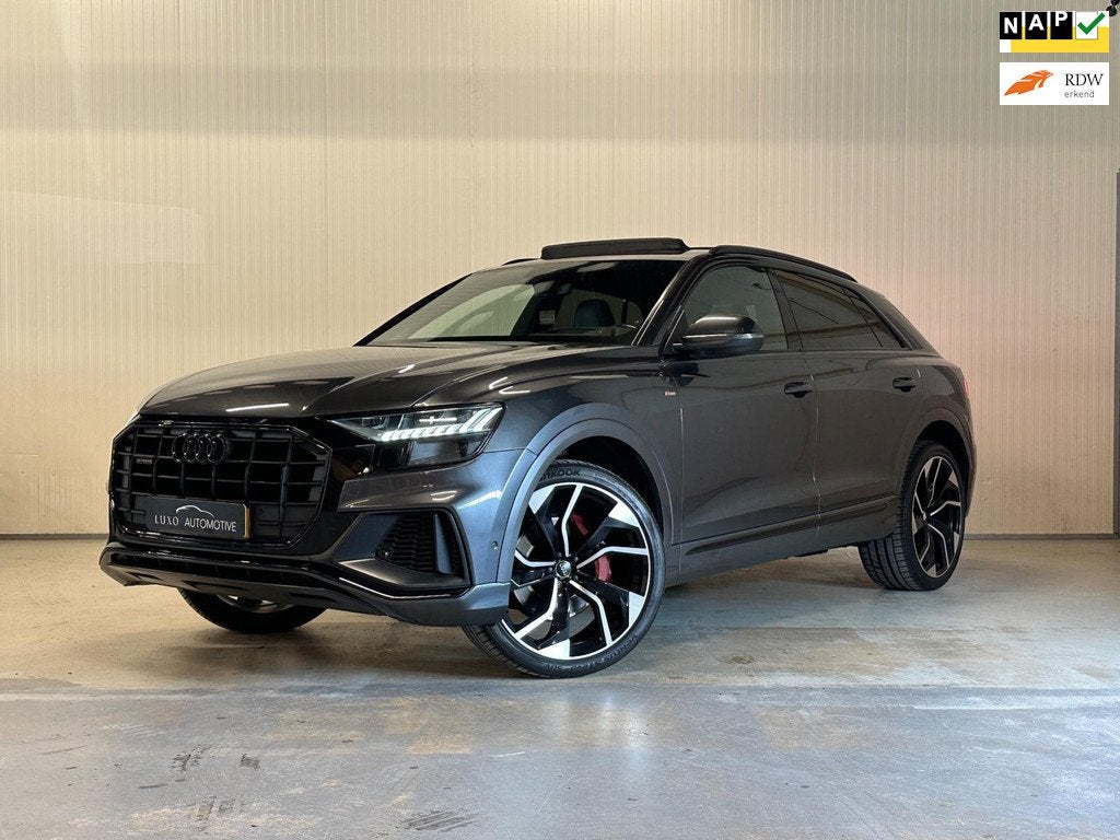 Audi Q8 50 TDI quattro Pro Line S | PANO | KUIPSTOELEN | MEM, Auto's, Audi, Bedrijf, Te koop, Q8, 4x4, ABS, Adaptive Cruise Control