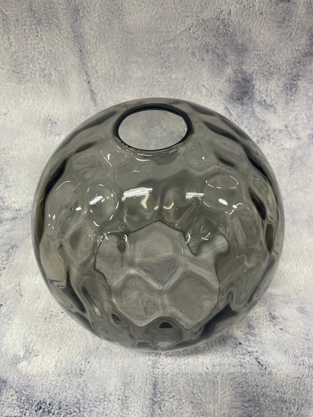 Made Ilaria Hanglamp Glazen Bol 20 cm Grijs, Ophalen of Verzenden, Gebruikt, Glas