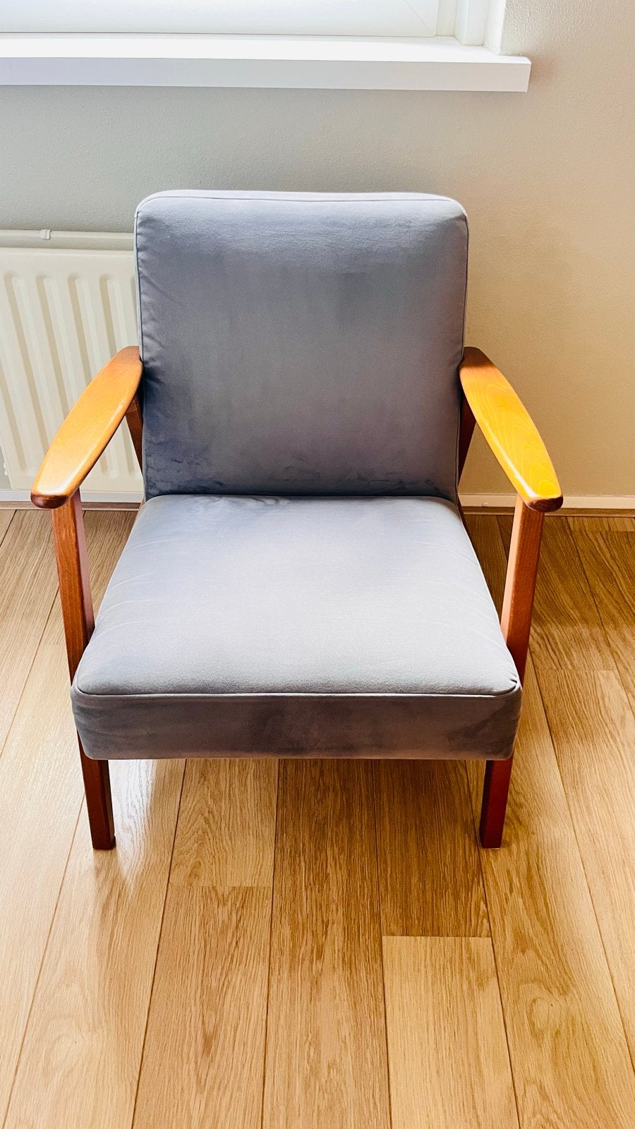 IKEA Ekenaset fauteuil - Retro design, Ophalen, Zo goed als nieuw, Hout, Eén