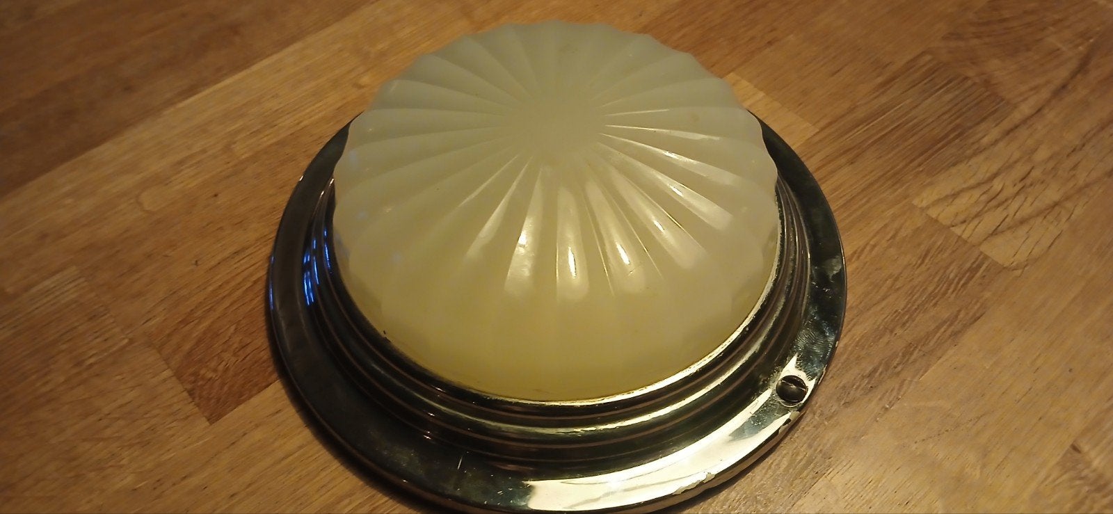 Antieke Engelse oldtimer Bus camper boot  lamp Ledwix  12v, Ophalen of Verzenden