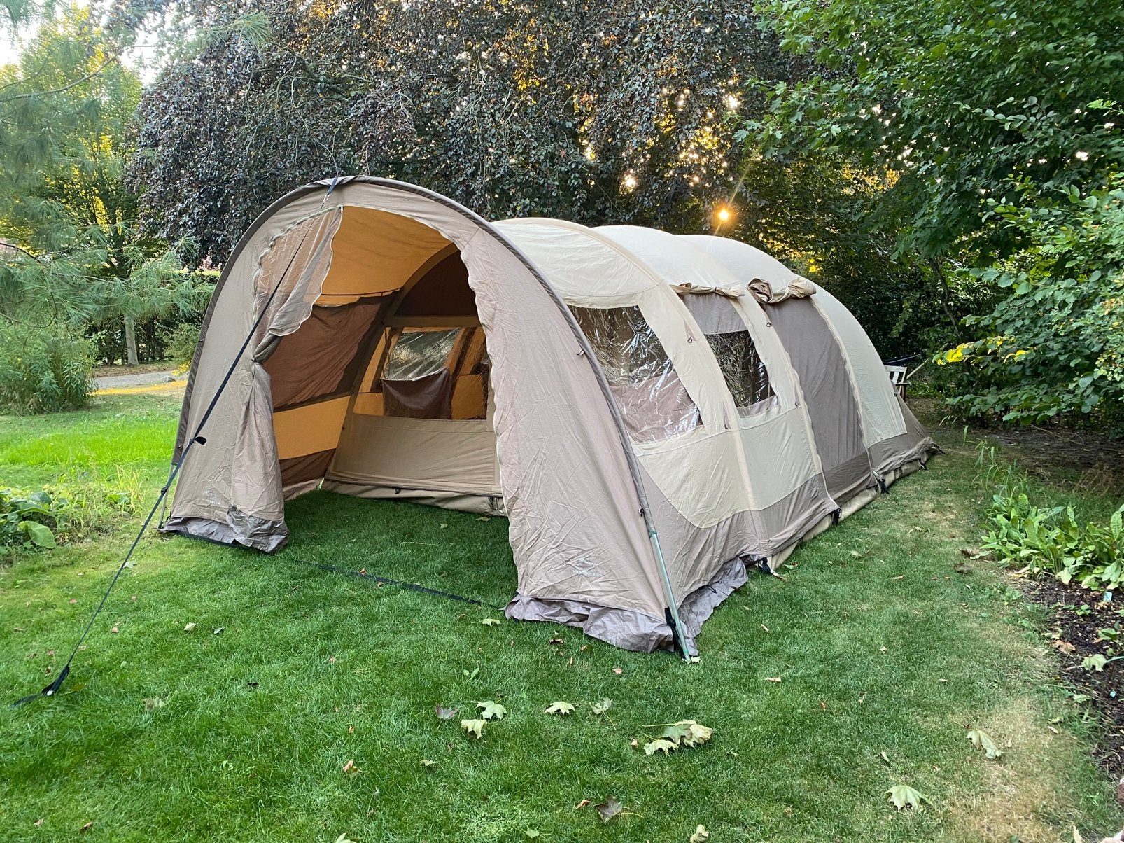 Bardani Villa Grande 400 katoenen tent 6 persoons, Ophalen, Zo goed als nieuw, Tot en met 6