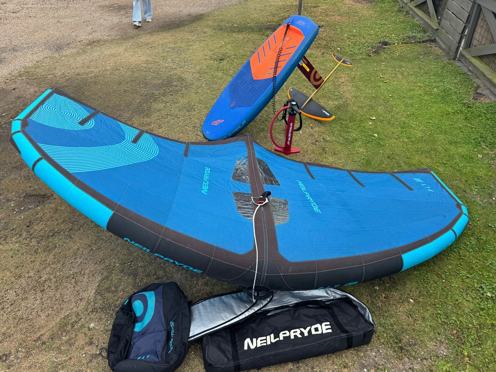 Complete JP NeilPryde wing set Glide/x-winger/Fly 6.0, Ophalen, Gebruikt, Wingsurfset