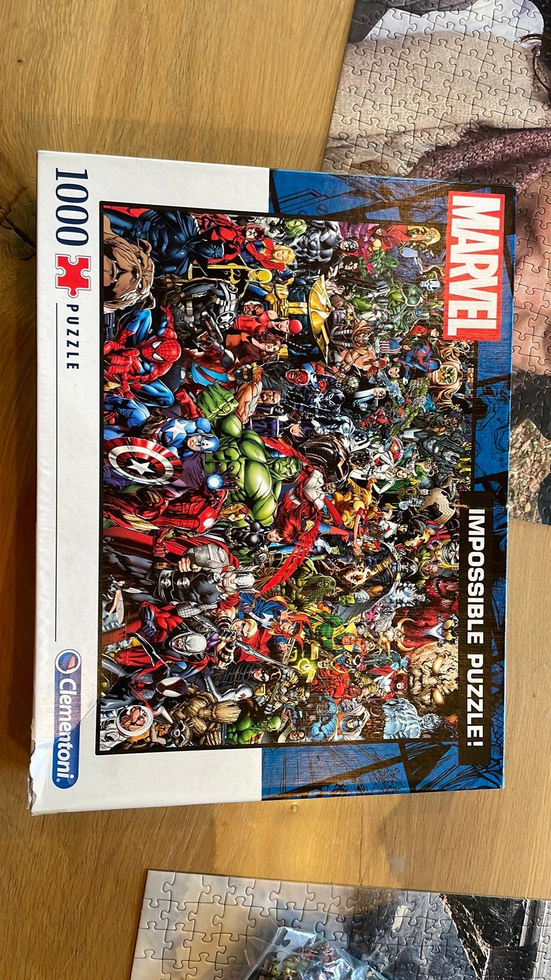 Nieuw. Marvel impossible puzzel 1000st., Ophalen of Verzenden, 500 t/m 1500 stukjes, Nieuw, Legpuzzel