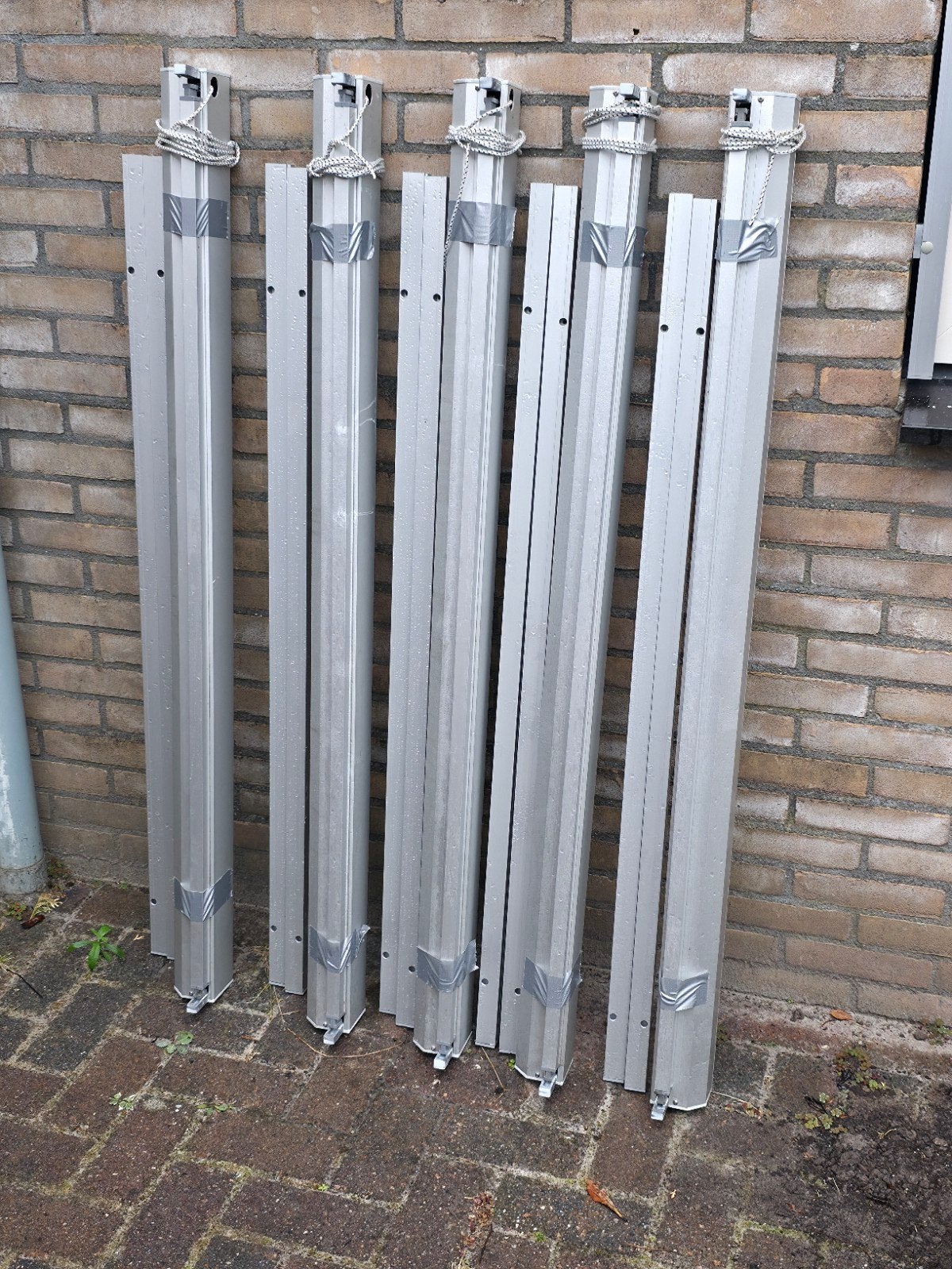 5 tal screens, zonneschermen aangeboden 132cm x 140cm 5x., Ophalen, Gebruikt, Minder dan 250 cm, Minder dan 150 cm
