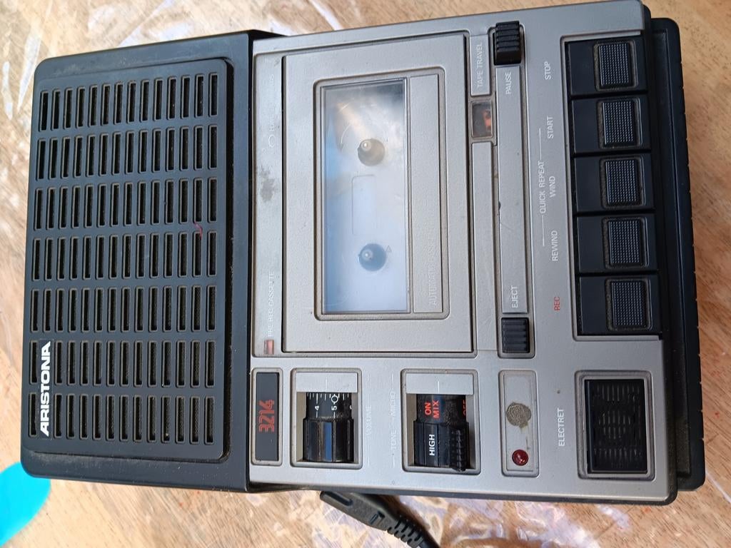 Aristona 3214 cassette deck player recorder, Ophalen of Verzenden, Philips