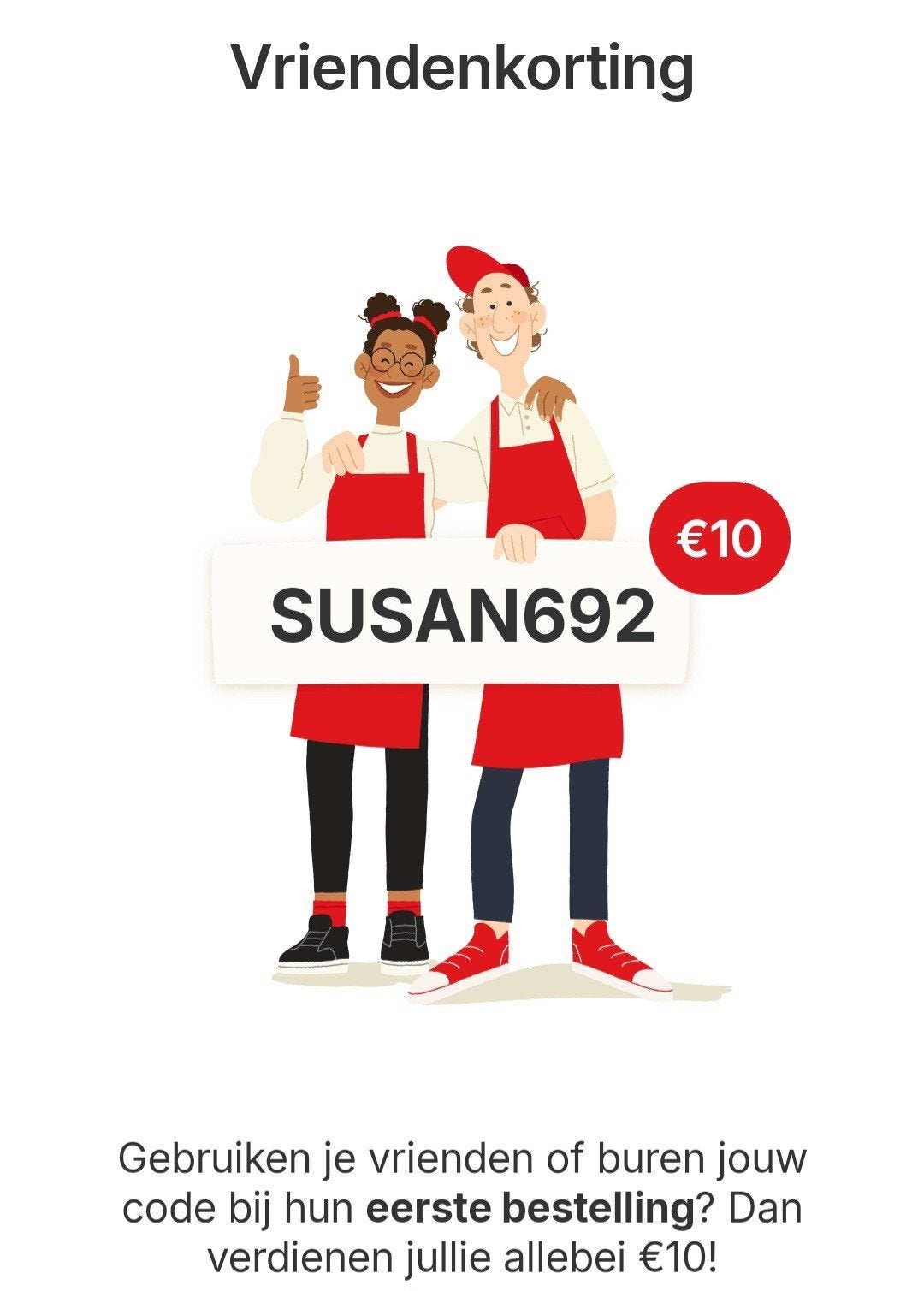 € 10 korting bij Picnic!, Eén persoon, Kortingsbon