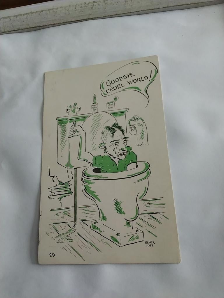 ELMER/  GOIDBYE CRUEL WORLD!  1951, Verzamelen, Ophalen of Verzenden, 1980 tot heden, Sterren en Beroemdheden
