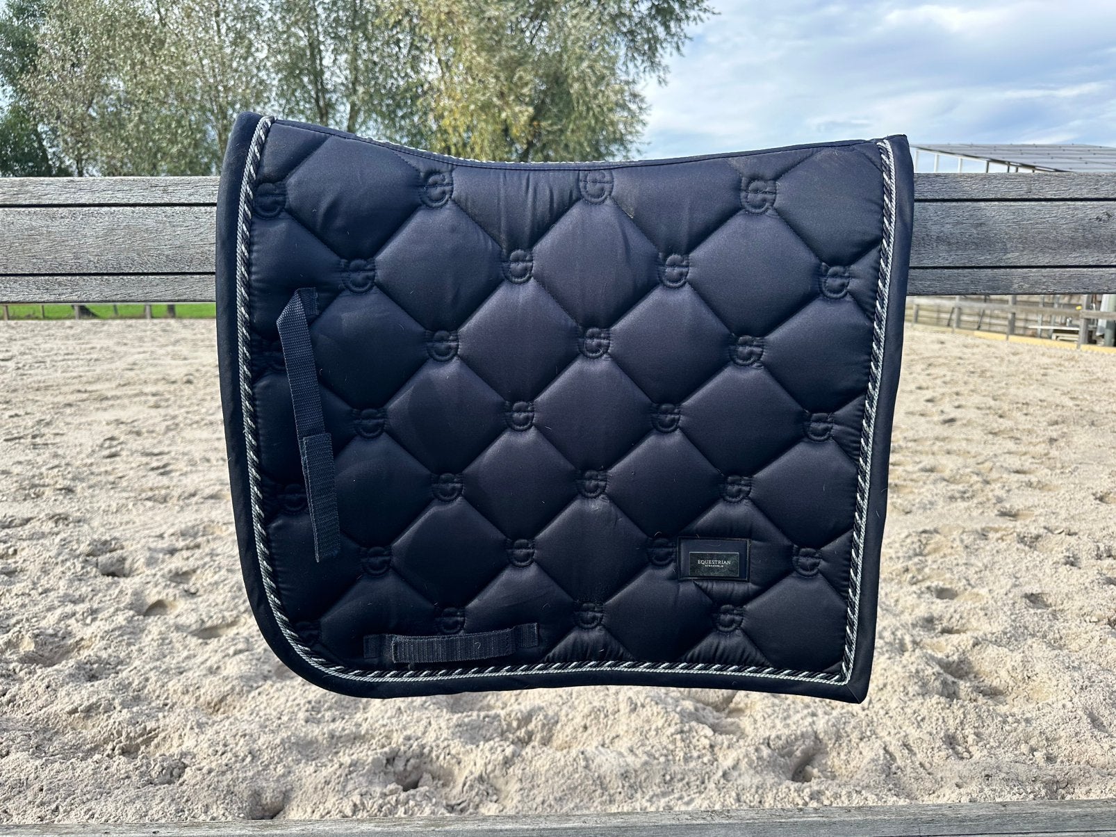 Equestrian Stockholm dekje dressuur full Midnight Blue, Full (L), Dressuurdekje, Equestrian Stockholm, Ophalen of Verzenden