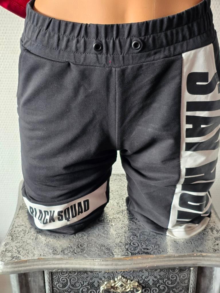 Black Squad Heren Short Zwart/Wit Maat XS, Kleding | Heren, Black Squad, Zwart, Ophalen of Verzenden, Gedragen