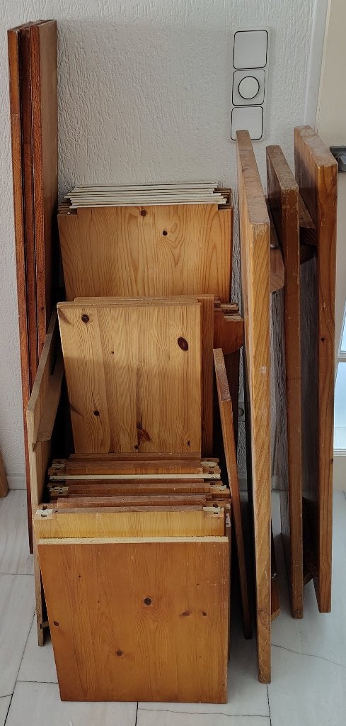 Houten planken in diverse maten o.a. Lundia, Doe-het-zelf en Verbouw, Hout en Planken, Ophalen, Gebruikt, Minder dan 25 mm, Grenen