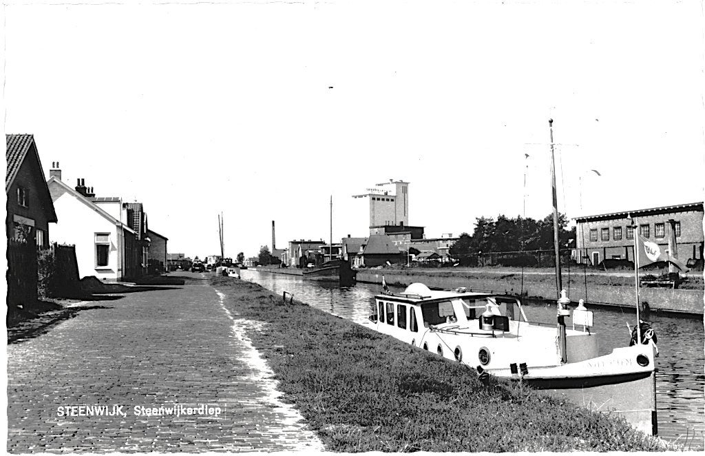 700513 Steenwijk Steenwijkerdiep Ov 1967 Nette oude kaart On, Ophalen of Verzenden, 1960 tot 1980, Ongelopen, Overijssel