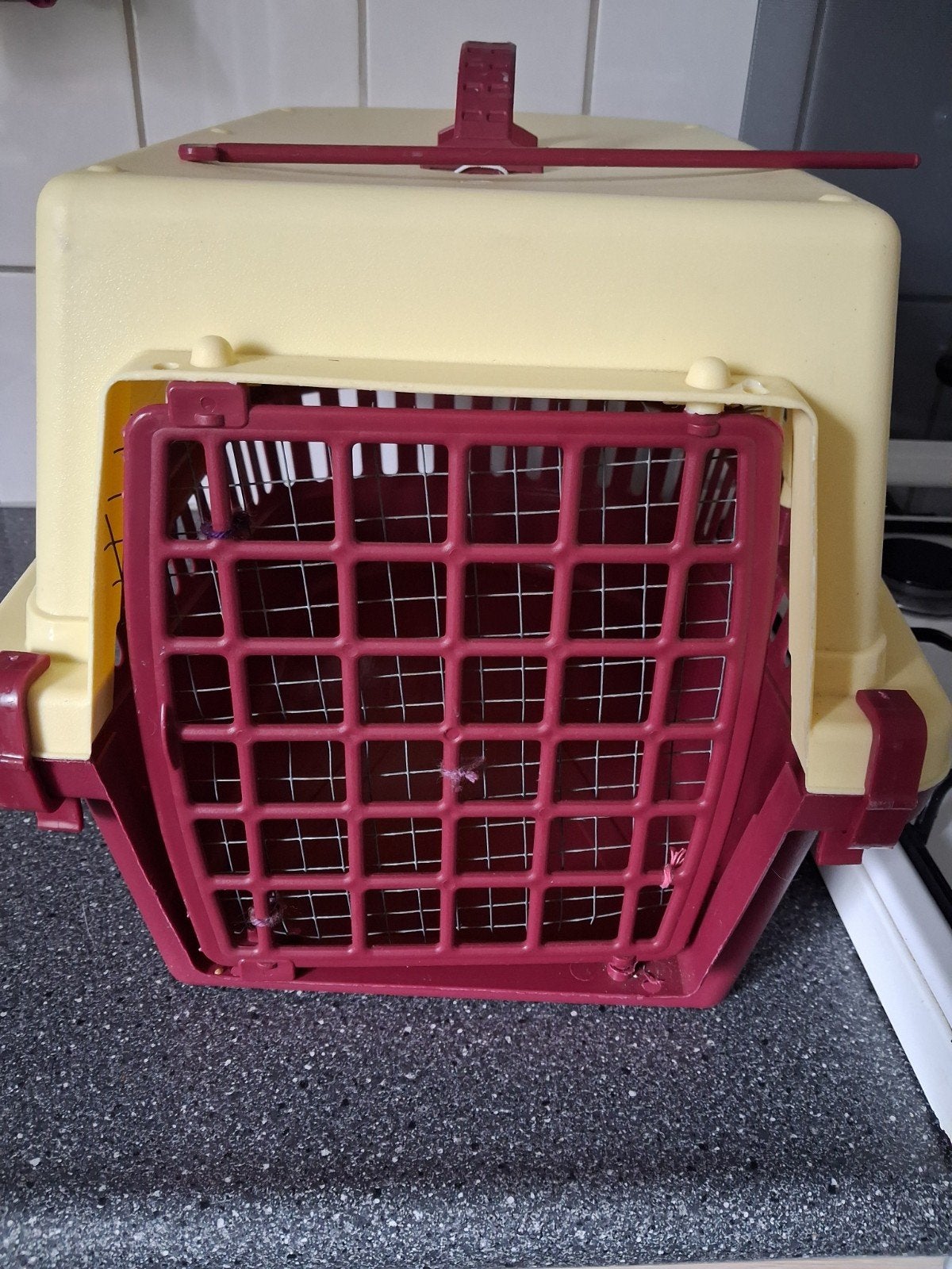 katten reis box, Dieren en Toebehoren, Ophalen, Gebruikt
