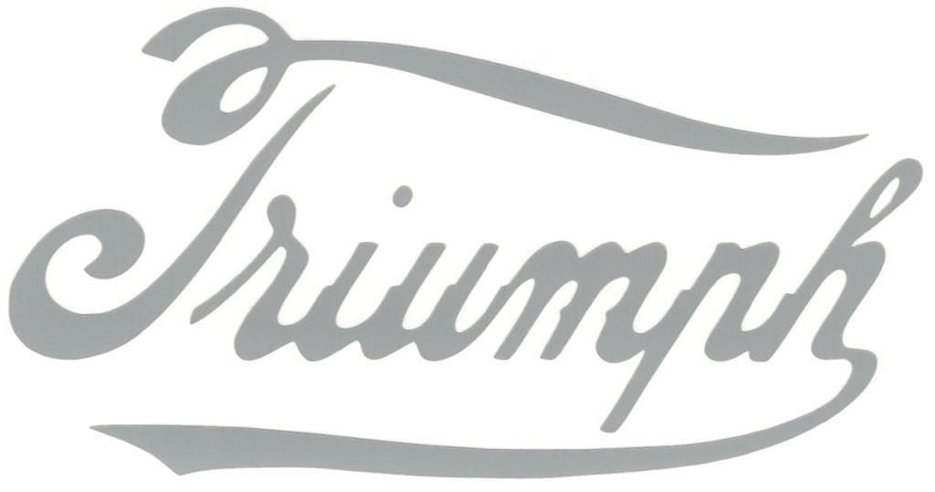 Triumph sticker #28, Motoren, Accessoires | Stickers, Verzenden