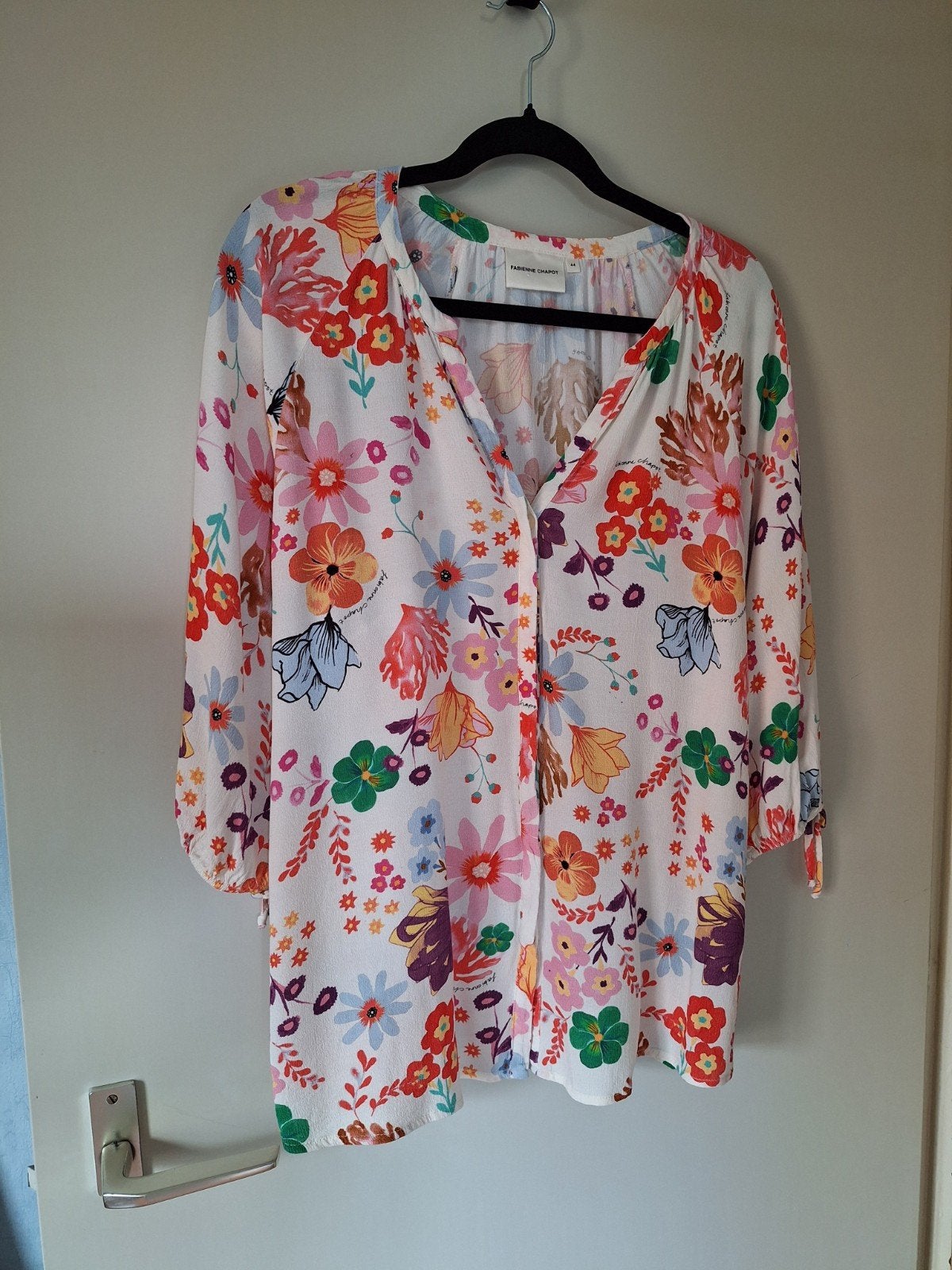 Fabienne Chapot blouse maat 44, bloemenprint, Meerkleurig, Maat 46/48 (XL) of groter, Ophalen of Verzenden, Fabienne Chapot