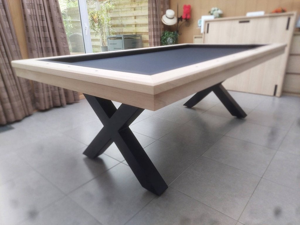 Carambole Blade — massieve eik, ultra smal | ’t Clubke, Ophalen, Nieuw, Biljarttafel
