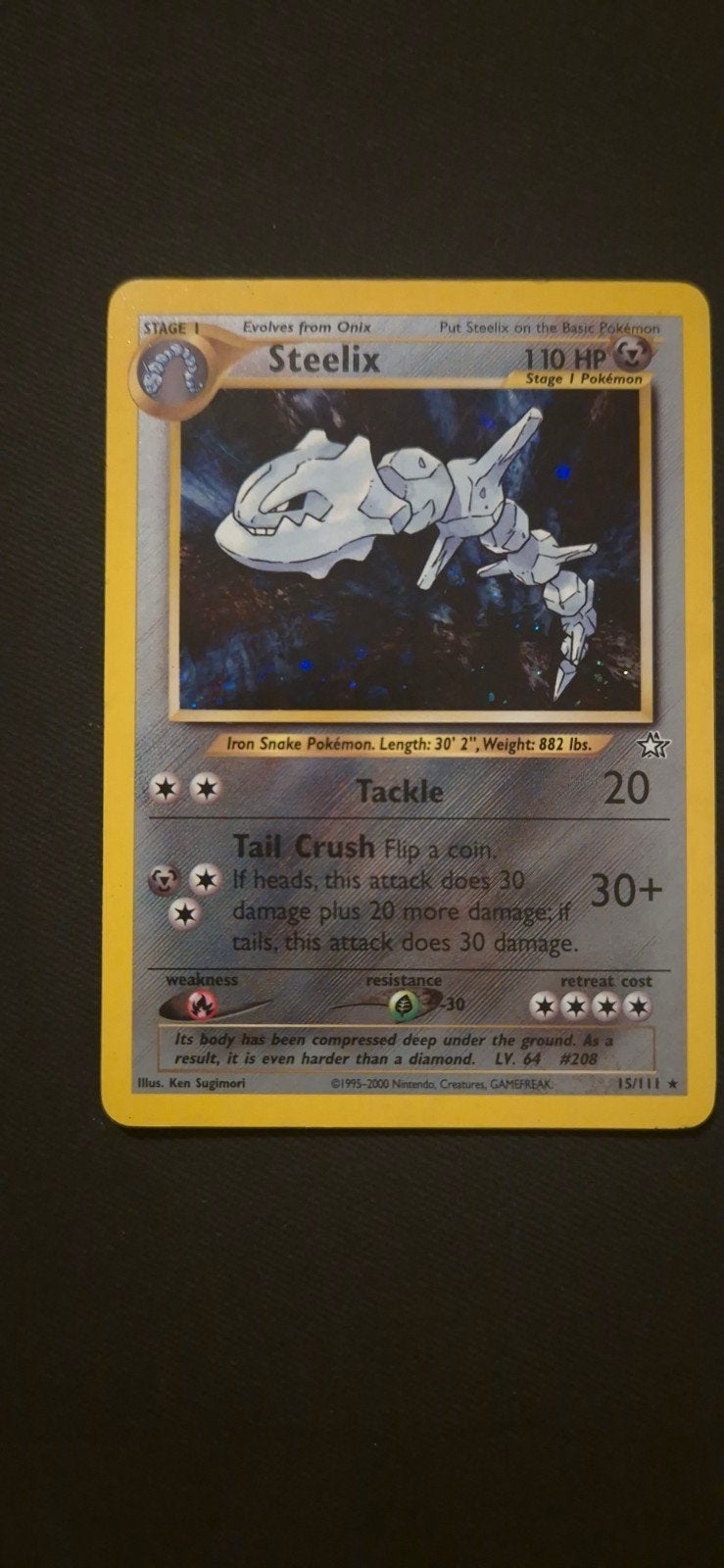 Steelix 15/111 Holo, Ophalen, Zo goed als nieuw