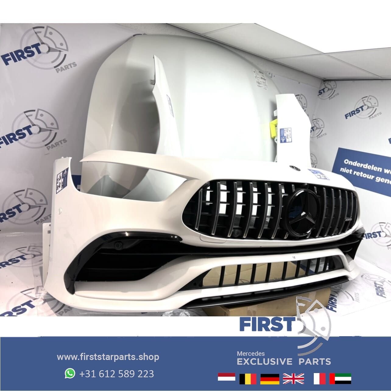 X290 W290 GT43 GT53 AMG VOORKOP COMPLEET Mercedes 2018-2022, Auto-onderdelen, Gebruikt, -, Voor, Ophalen of Verzenden