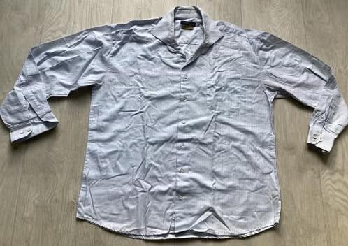 Lichtblauw overhemd maat XL van Giovanni Capraro, Kleding | Heren, Blauw, Giovanni Capraro, Ophalen of Verzenden, Gedragen