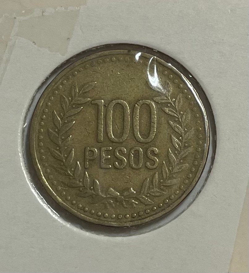 100 pesos Colombia 1995, Ophalen of Verzenden, Zuid-Amerika