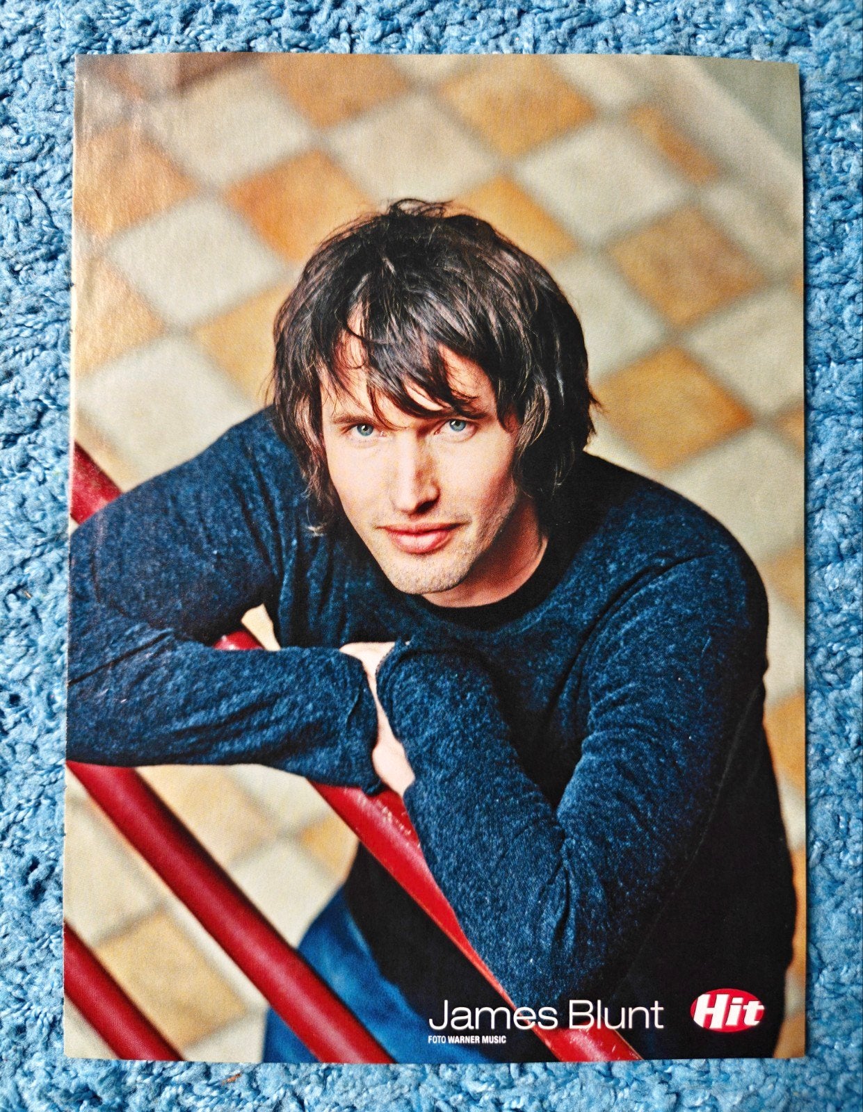 James Blunt poster hitkrant vintage, Verzamelen, Posters, Rechthoekig Staand, A4 of kleiner, Nieuw, Ophalen of Verzenden