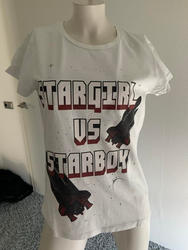 Nikkie shirt met leuke opdruk maat 38, Maat 38/40 (M), ., Wit, Ophalen of Verzenden
