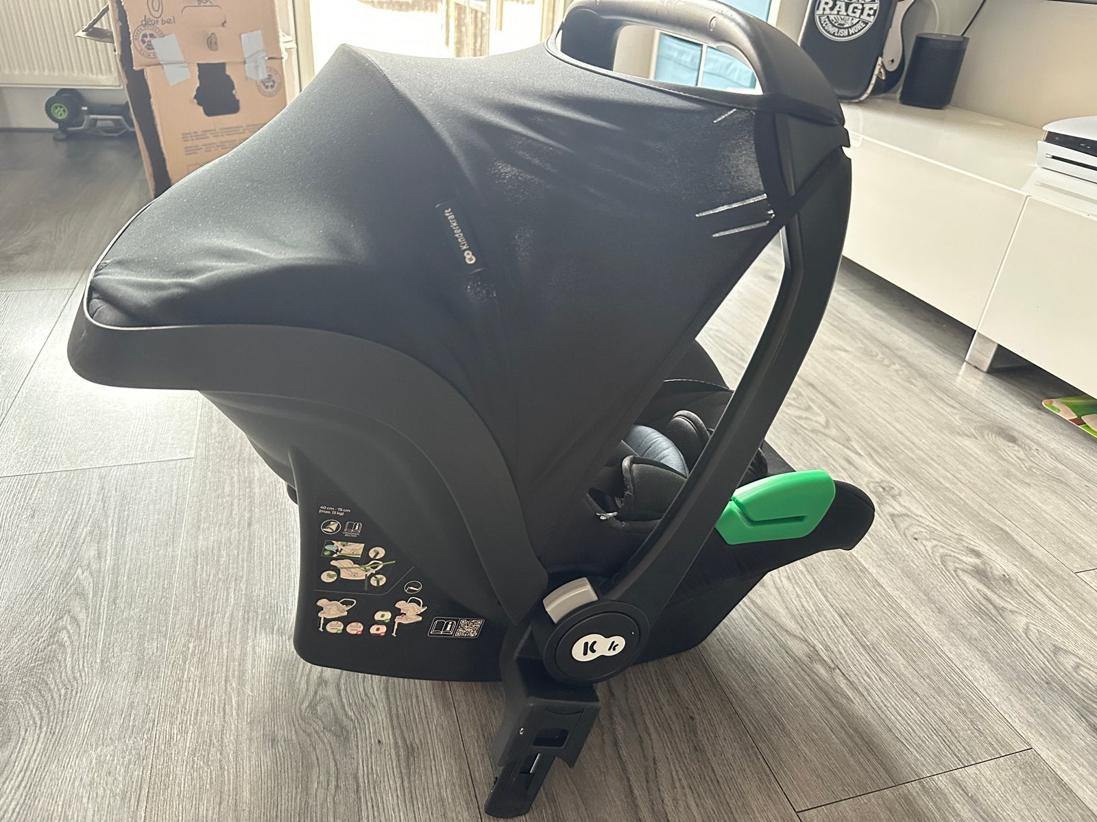 Kinderkraft autostoel 0-13 kg met zonnekap, Overige merken, Autogordel, Zo goed als nieuw, 0 t/m 13 kg