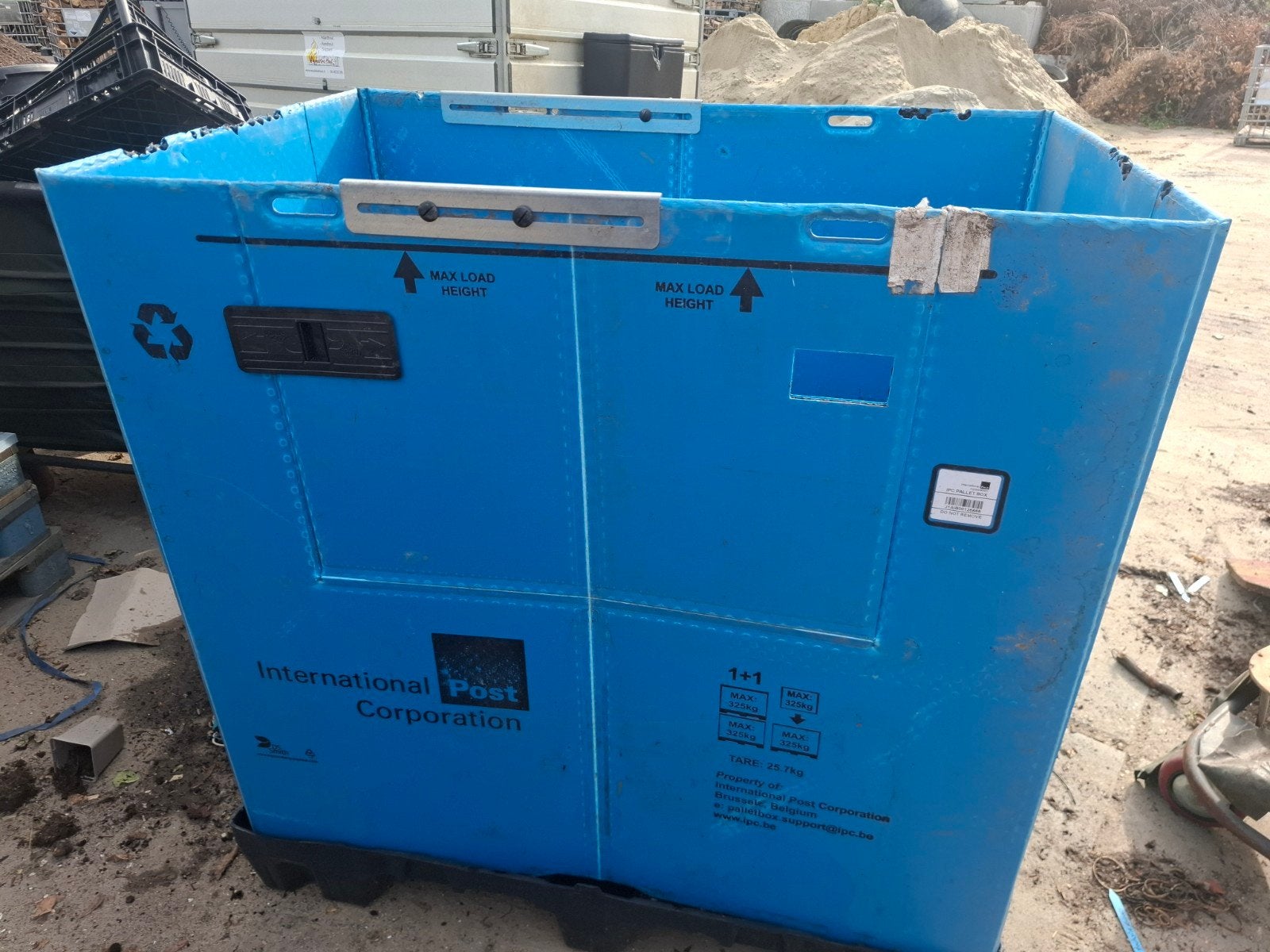 IPC Palletboxen 6 stuks voor 30 euro- Stevige en opvouwbare, Ophalen, Gebruikt, 100 cm of meer, Opvouwbaar