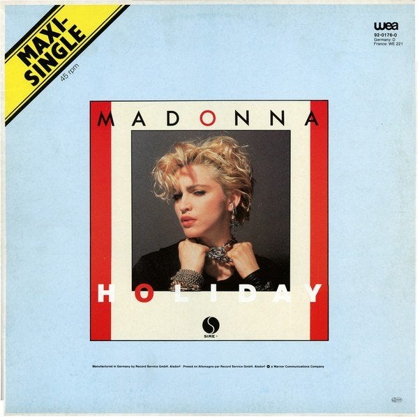 Maxi Single - Madonna – Holiday, Ophalen of Verzenden, Zo goed als nieuw, Pop, Overige typen