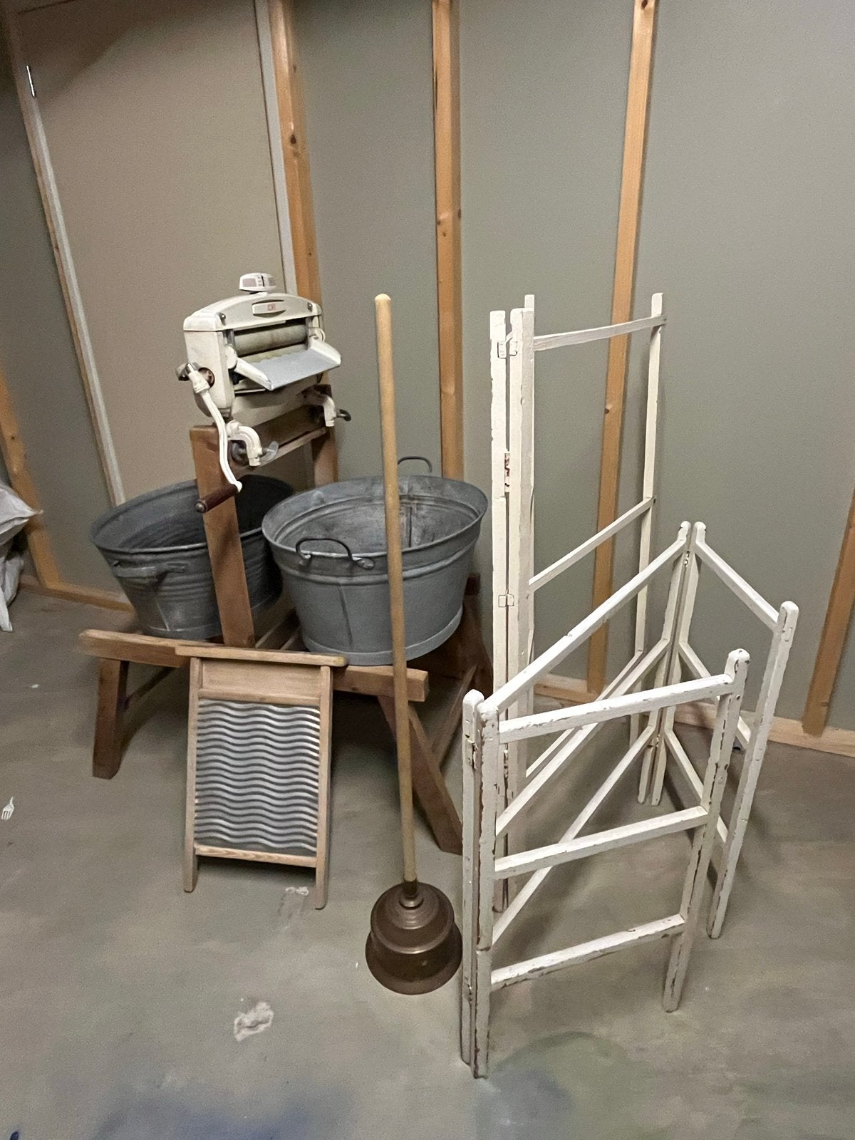 Complete Ouderwetse Wasinstallatie - Nostalgische Set, Ophalen