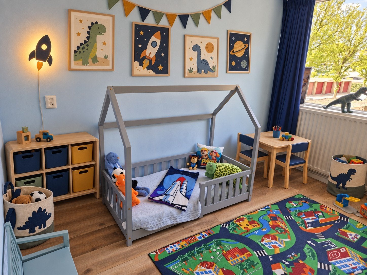 Peuterbed inclusief zgan tencel matras t.w.v. € 196,50, Gebruikt, 70 tot 85 cm, Minder dan 140 cm, Ophalen