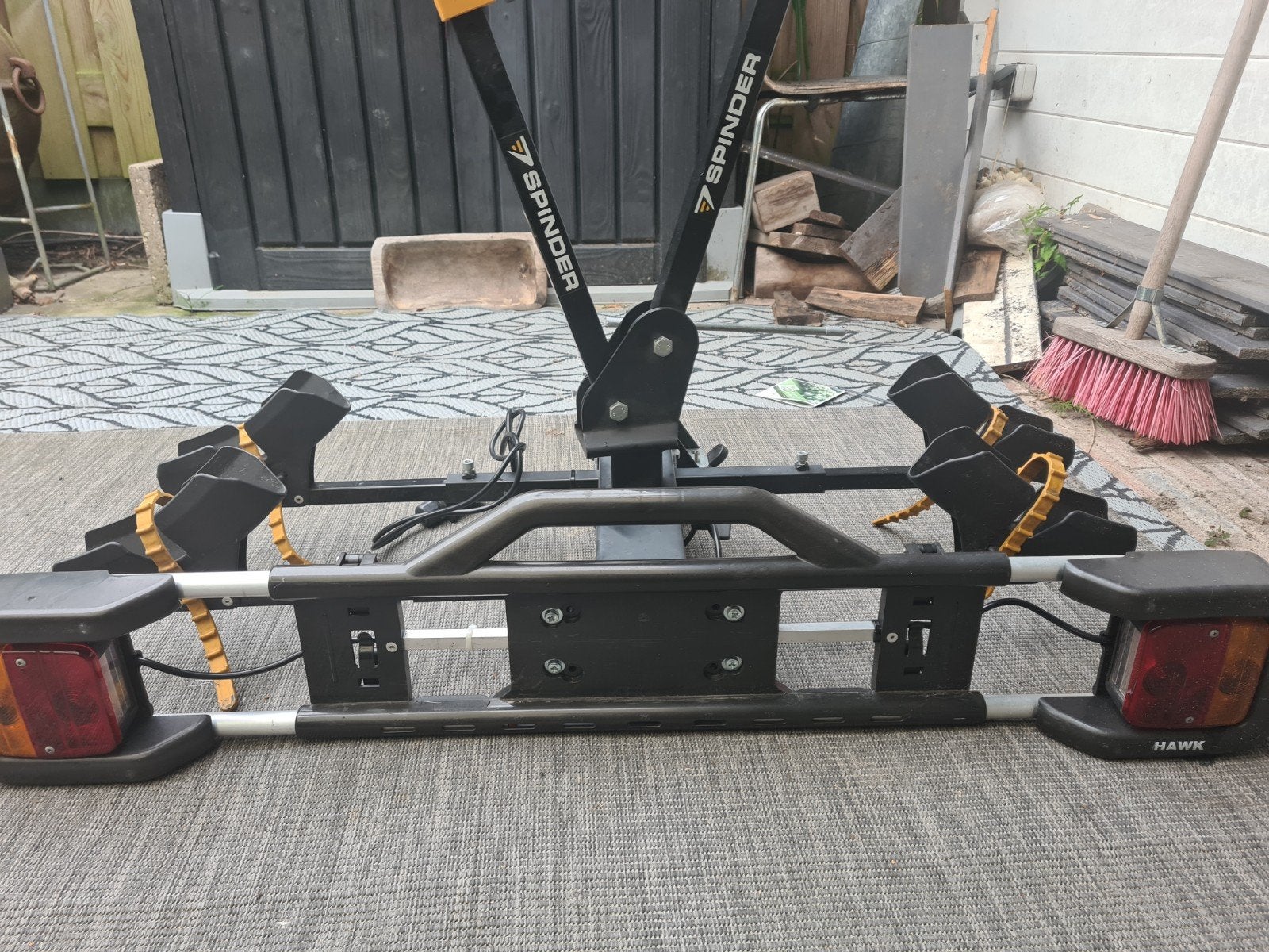 fietsdrager spinder hawk voor elektrische fiets, Auto diversen, Ophalen, Trekhaakdrager, Elektrische fiets