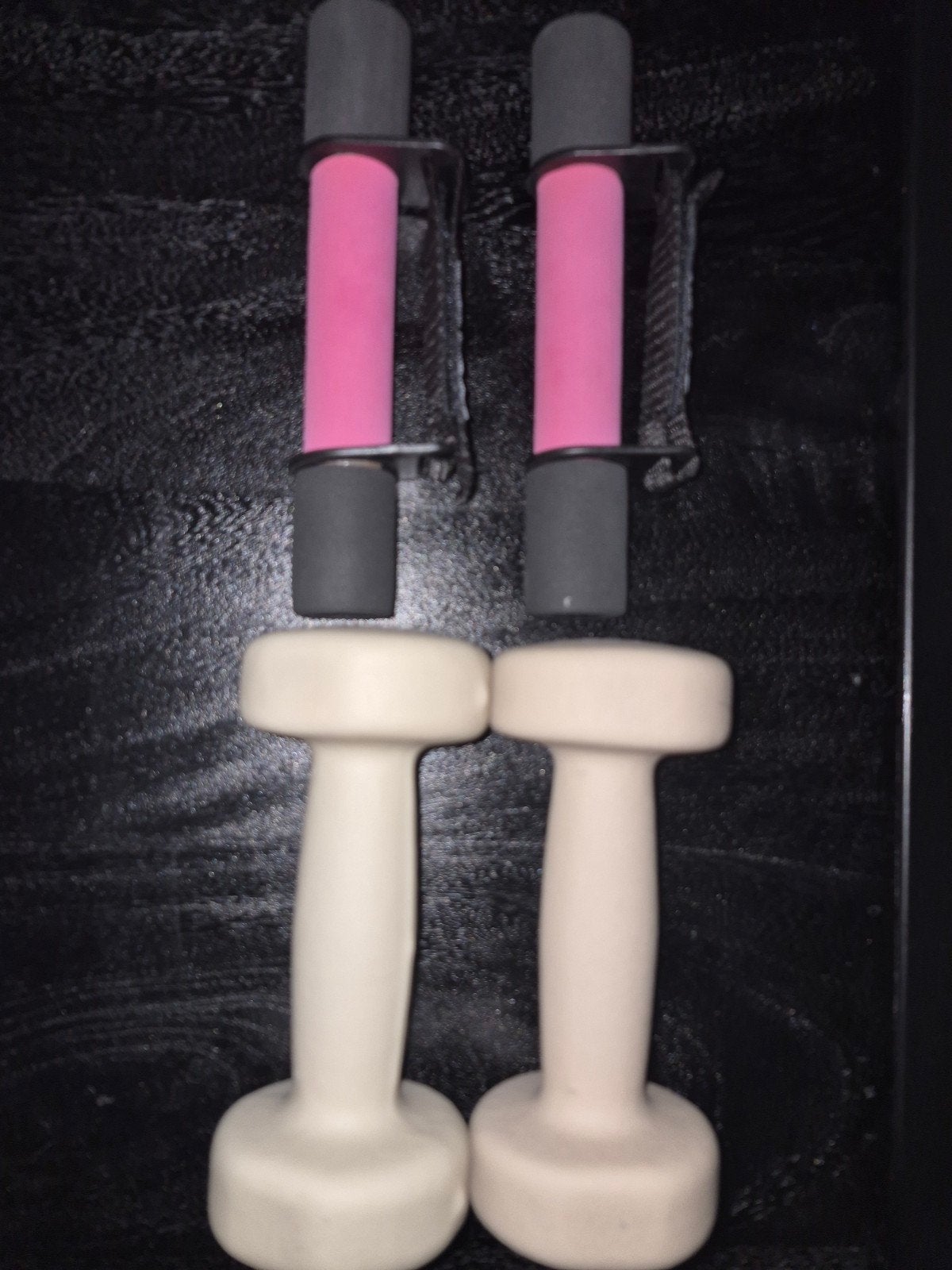 Dumbells 0.5 en 2.0 kilo, Sport en Fitness, Ophalen of Verzenden, Gebruikt, Dumbbell