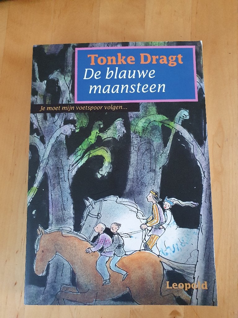 DE  BLAUWE  MAANSTEEN  van  Tonke Dragt, Ophalen of Verzenden, Zo goed als nieuw, Fictie algemeen