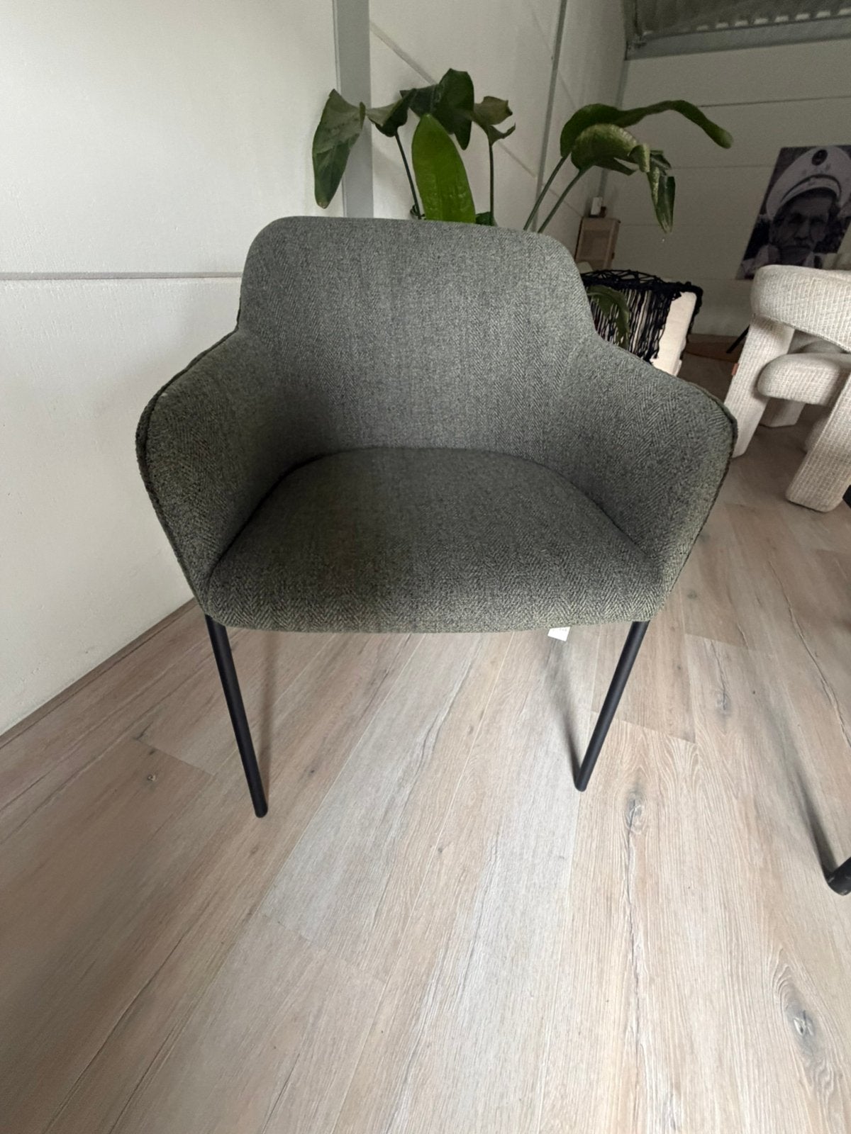 Set van 4 luxe Pomax LOUISE stoelen – donkergroen, Huis en Inrichting, Stoelen, Ophalen, Zo goed als nieuw, Overige kleuren, Vijf, Zes of meer stoelen